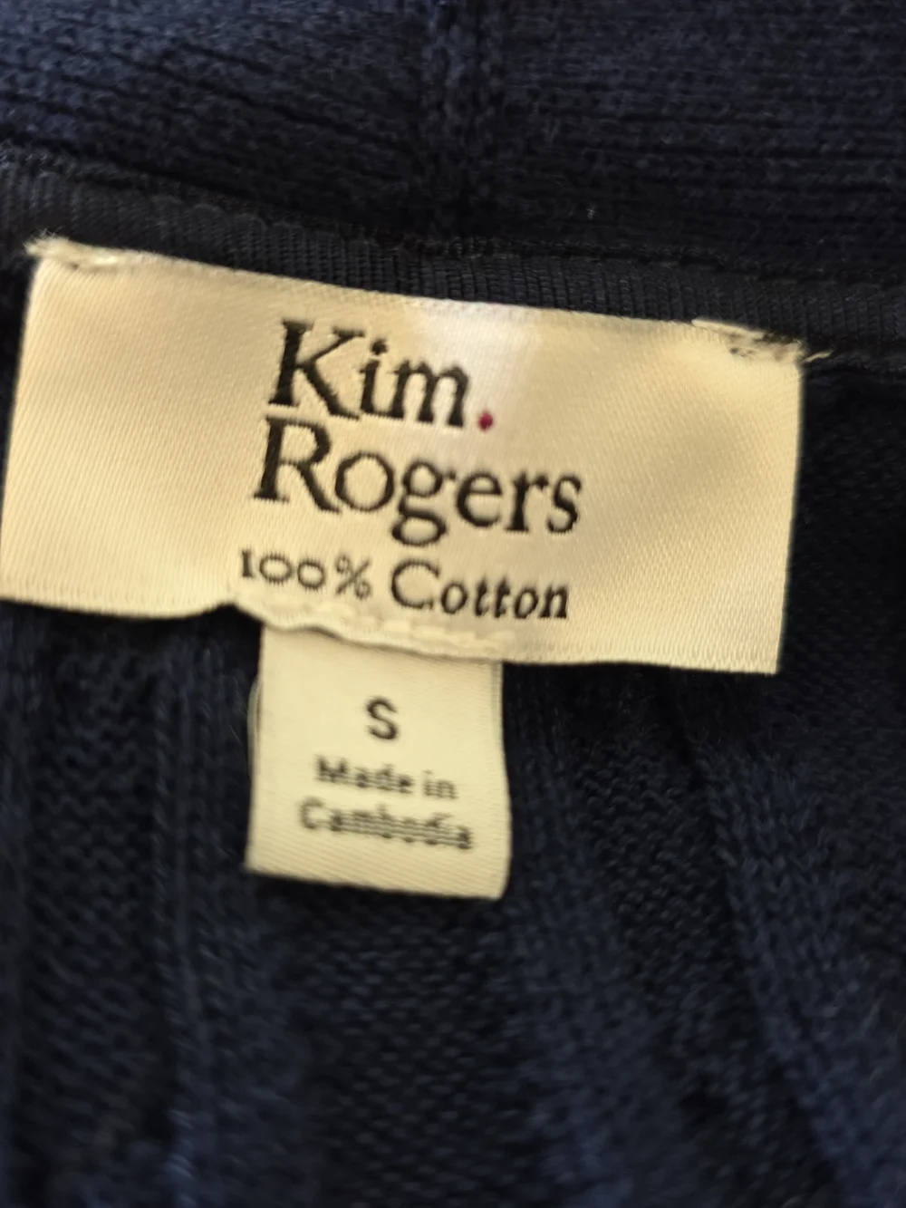 Kim Rogers versatile navy